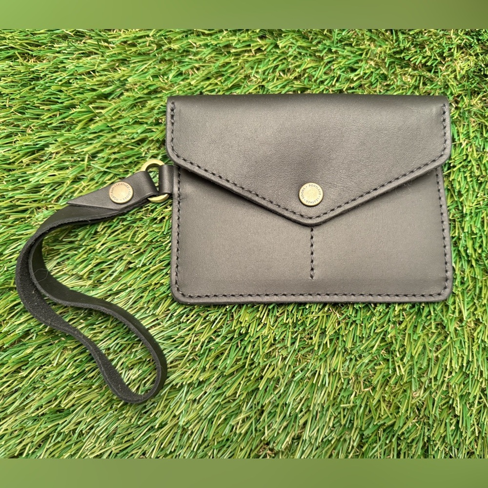 Black Passport Wristlet Portland Leather Goods